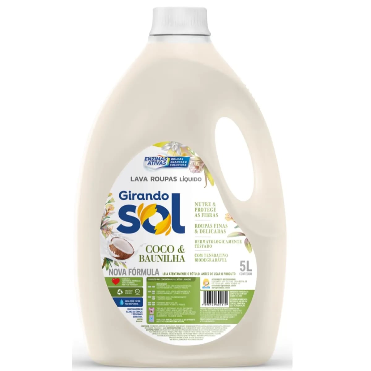 Lava Roupa Líquido Coco Baulinha 5L