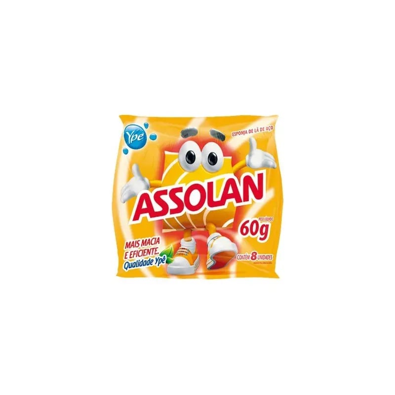 Lã De Aço Assolan - 8 UN