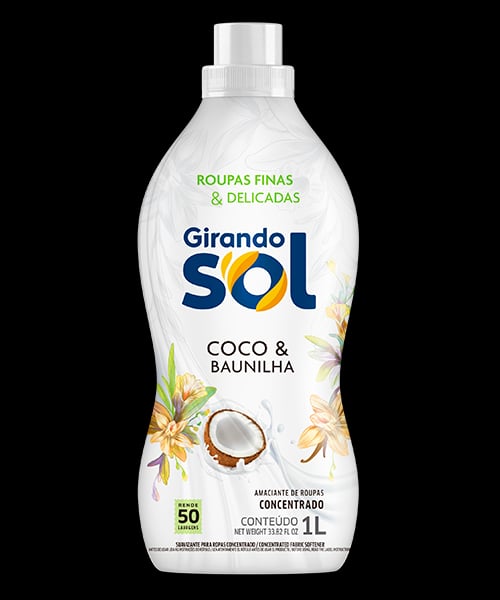 Amaciante Concentrado Coco Baunilha 1L