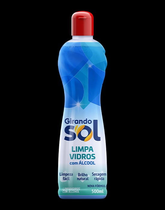 Limpa Vidros Com Álcool 500 ml